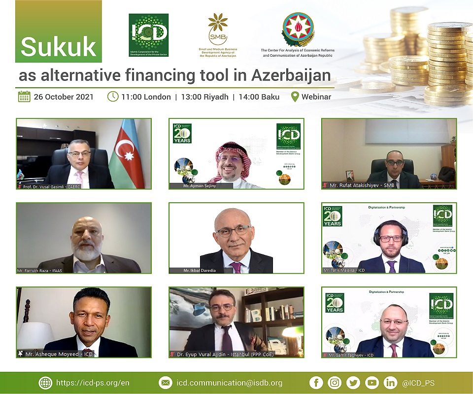 ICD and its Azerbaijan Partners  Host a webinar introducing Sukuk as alternative financing tool in Azerbaijan